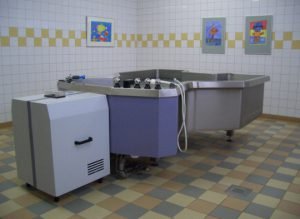 Butterfly bath / Hubbard Tank Butterfly bath / Hubbard Tank equipped with Aqua Control water treatment system