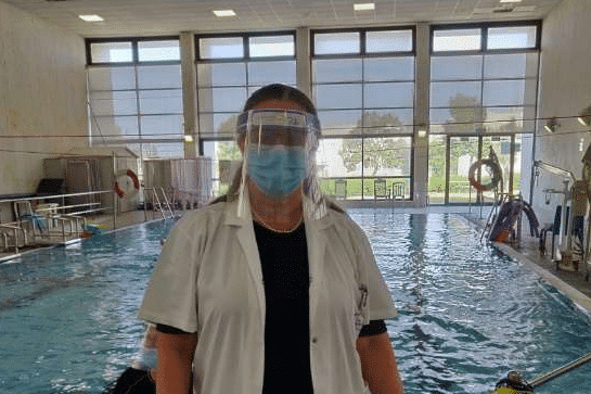 Aquatic Therapy in Corona times: Caroline Barmatz Sheba Medical Center