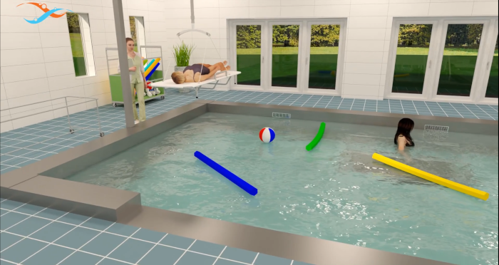 Modular pool rendered video