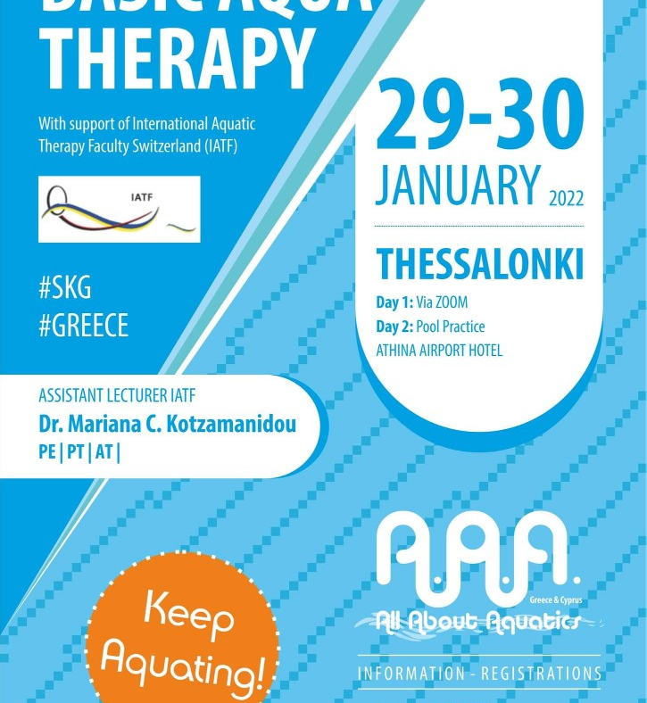 Basic Aqua Therapy Course Greece 29-30 January 2022