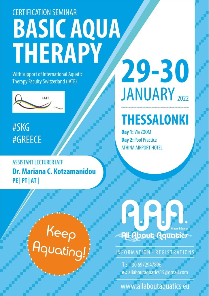 Basic Aqua Therapy Course by Mariana Kotzamanidou