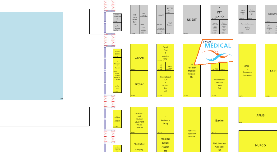 Global Health Exhibition Riyadh 2022 Floor plan