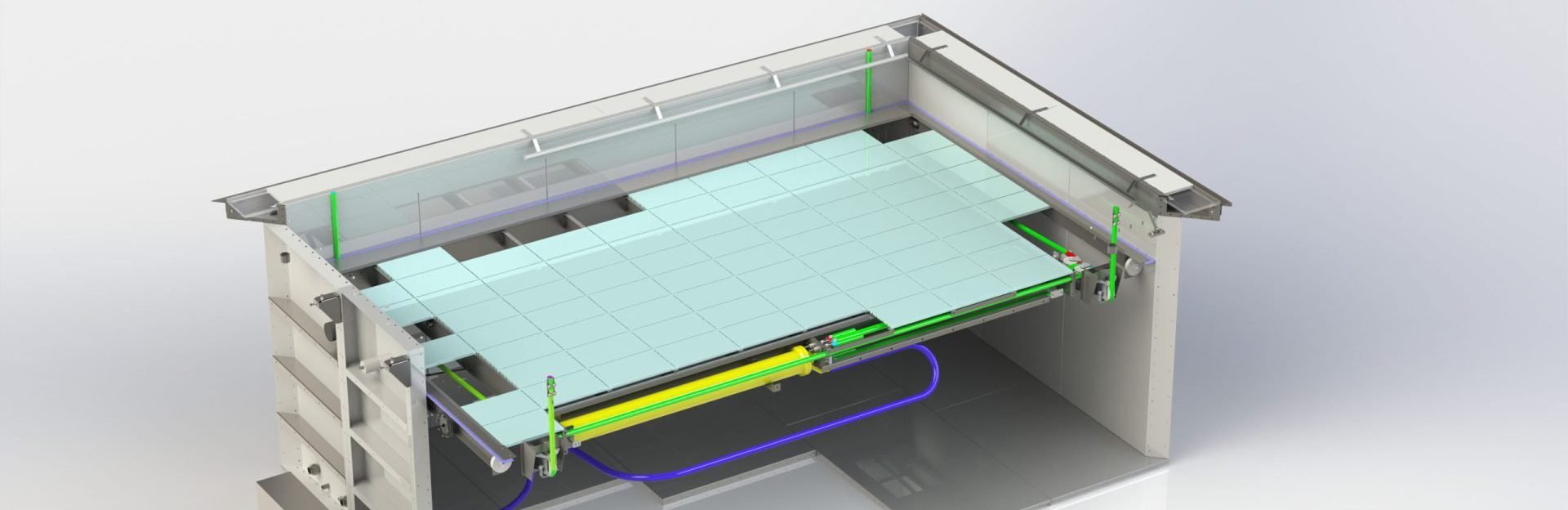 Movable floor in Modular pool